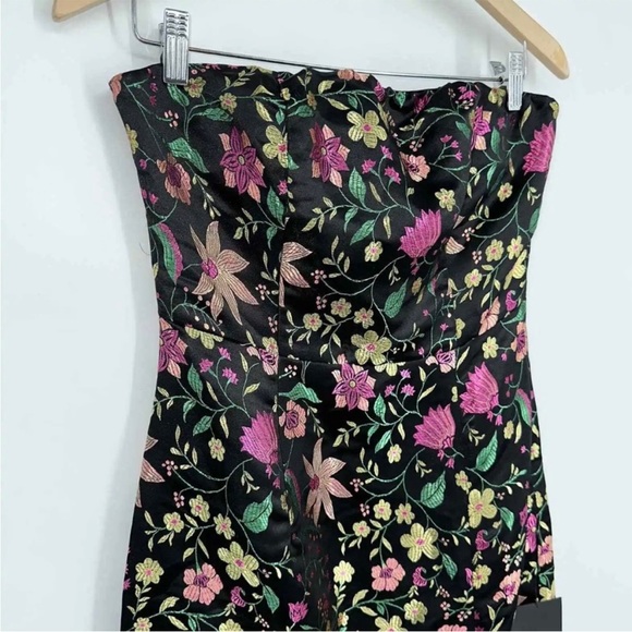 Lulus Jacquard Floral Dress - Picture 6 of 9